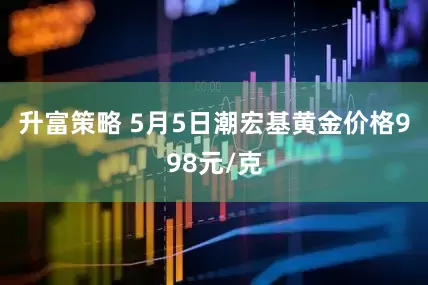升富策略 5月5日潮宏基黄金价格998元/克