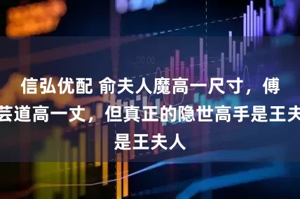 信弘优配 俞夫人魔高一尺寸，傅庭芸道高一丈，但真正的隐世高手是王夫人